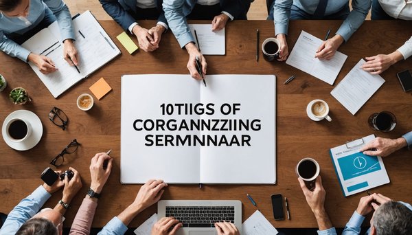 10 astuces pour organiser un séminaire de formation réussi